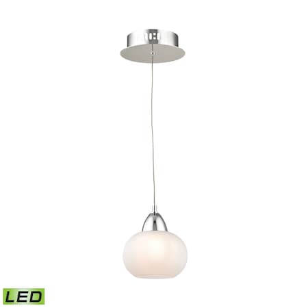 Ciotola 6'' Wide 1Light Mini Pendant, Chrome